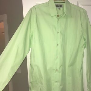 Express fitted button down shirt